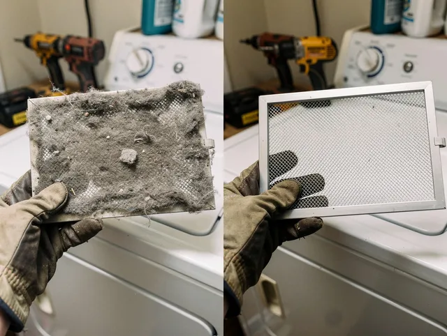Professional lint trap cleaning by Pinellas Park Dryer Vent Cleaning in Pinellas Park