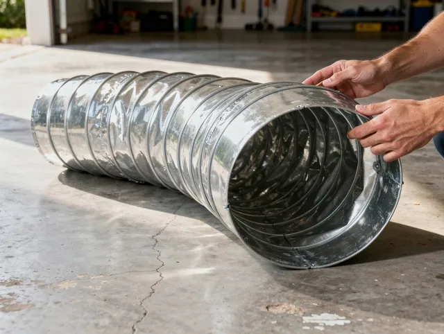 Pinellas Park Dryer Vent Cleaning specialist using advanced equipment for thorough duct cleaning in Pinellas Park