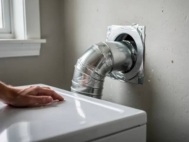 Pinellas Park Dryer Vent Cleaning expert performing professional dryer vent repair and installation in Pinellas Park